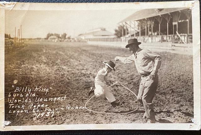 Photograph RPPC COWBOY Rode 1937 (1 of 1)