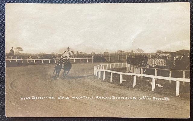 RPPC photograph Cowboy Rodeo ca 1920 vintage original (1 of 2)