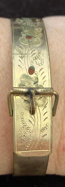 Rolled Gold Ladies  Bracelet 1872 (1 of 3)