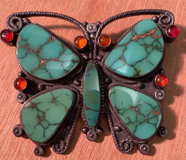 Native American butterfly pin or pendant (1 of 4)