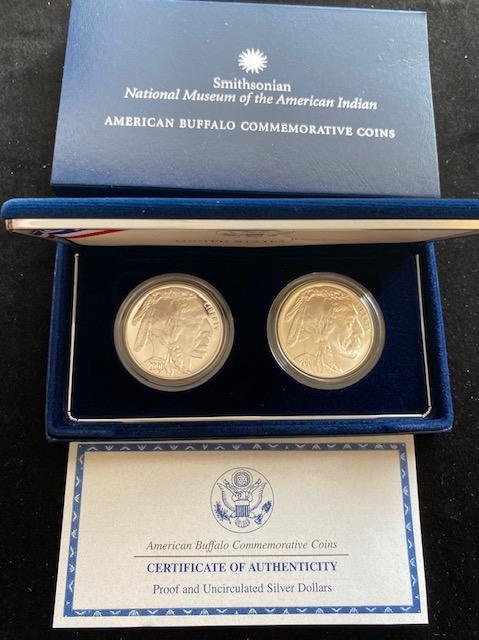 2001 American Buffalo Commemorative 2 coin collection (1 of 5)