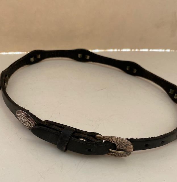 Sterling Silver and Leather Hat Band (1 of 4)