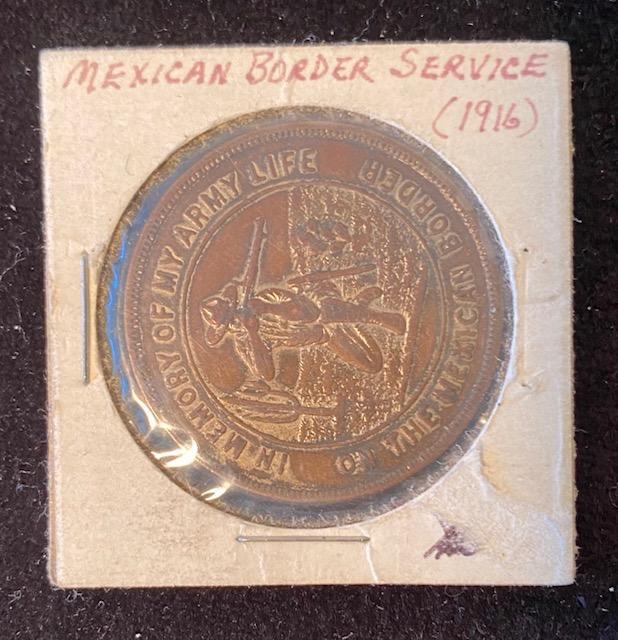 1916 Mexican Border Service Coin-token vintage (1 of 3)