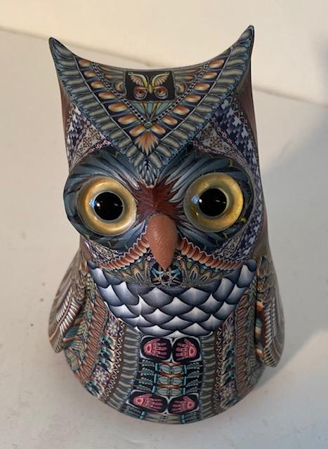 Jon Stuart Anderson Polymer Clay Owl (1 of 5)