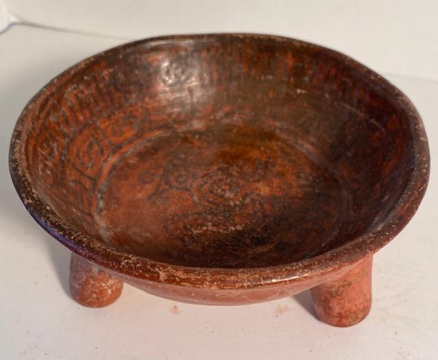 Pre-Columbian Tripod Vessel Chichimec Central Mexico (1 of 3)
