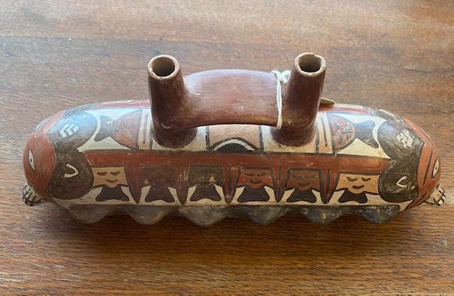 Pre-Columbian Nazca Double Spout 100-500 AD (1 of 5)