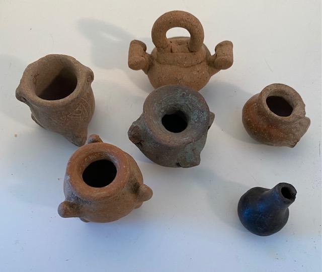 Pre-Columbian Lot of 6 Pots (1 of 2)