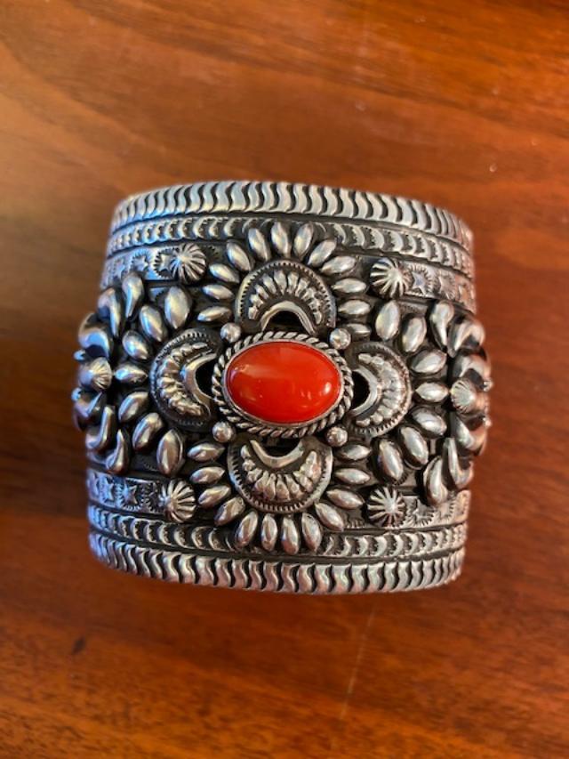 Native American Becenti Signed Bracelet (1 of 3)