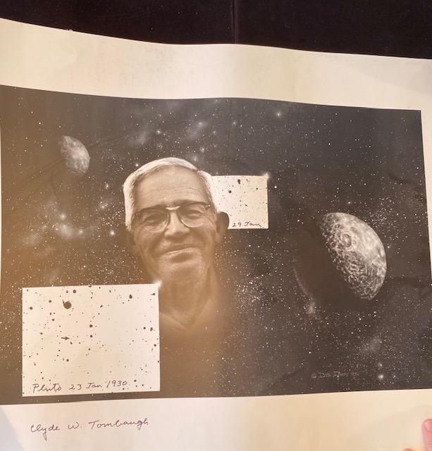 Signed Print of Clyde Tombaugh (1 of 5)