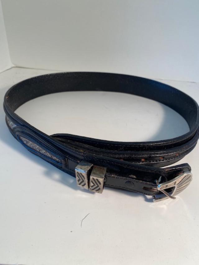 Leather and Rattle Snake Skin Belt (1 of 6)