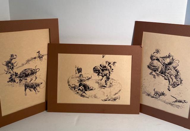 Lot of 3 George Phippen Prints (1 of 5)