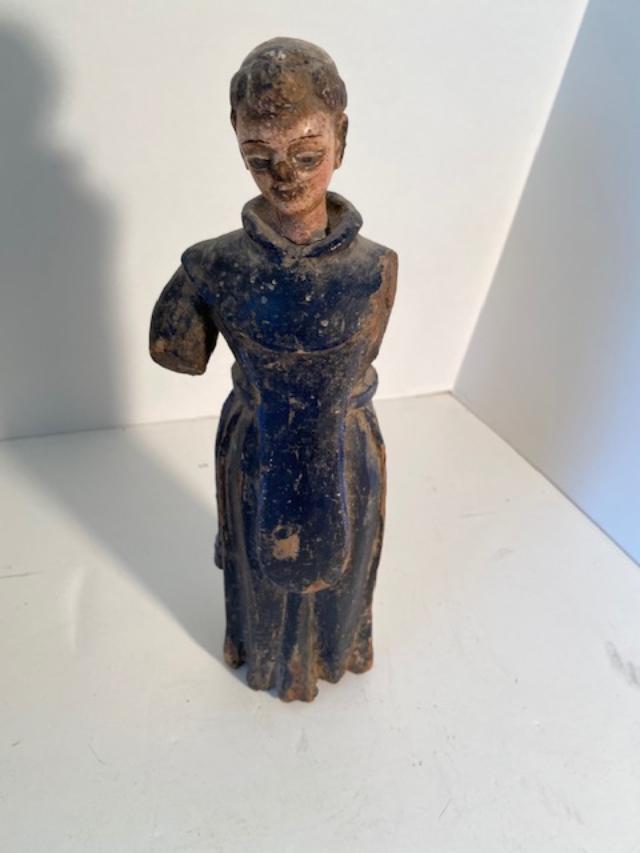 Wood Carved Santos CA 1880 (1 of 3)