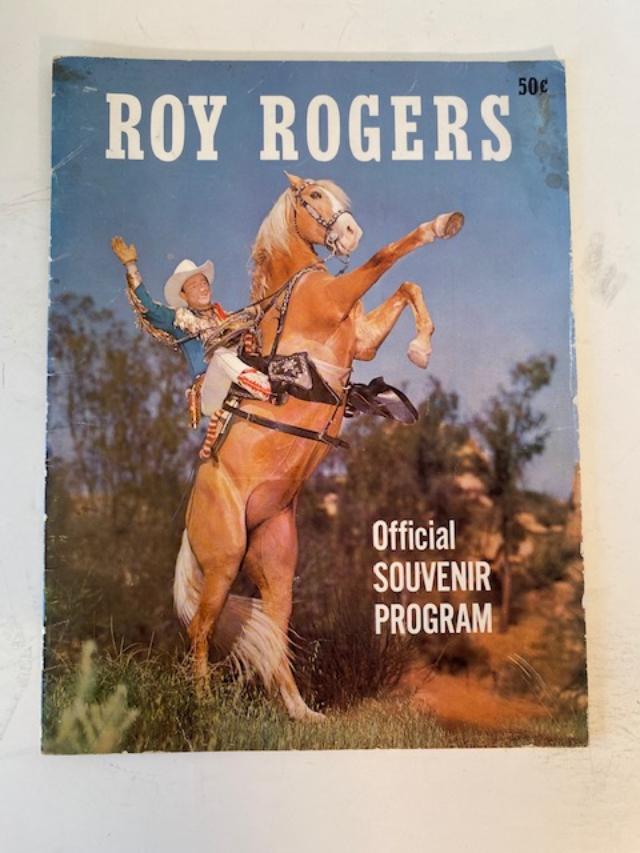 Roy Rogers Souvenier Rodeo Program ca 1950's (1 of 3)