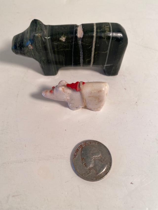 Zuni Bear Fetishes Lot of 2 (1 of 3)