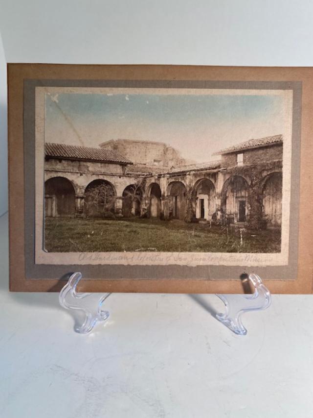 Hand tinted Photograph San Juan Mission 1920 (1 of 3)