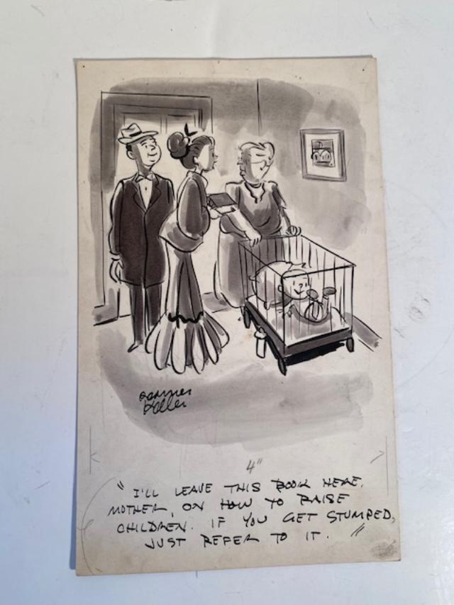 Reamer Keller Original Cartoon New Yorker (1 of 2)