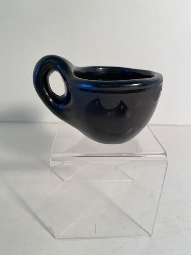 Santa Clara PUEBLO Pottery Cup (1 of 2)