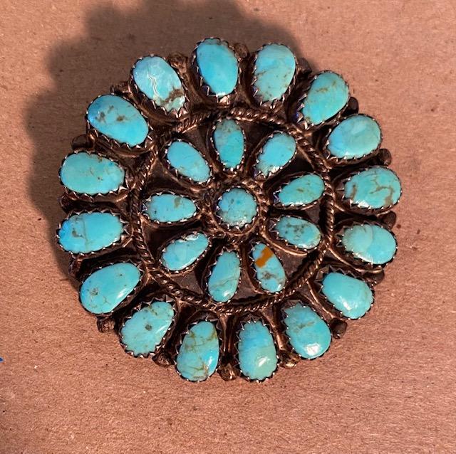 Navajo Native American Navajo Sterling and Turquoise (1 of 2)