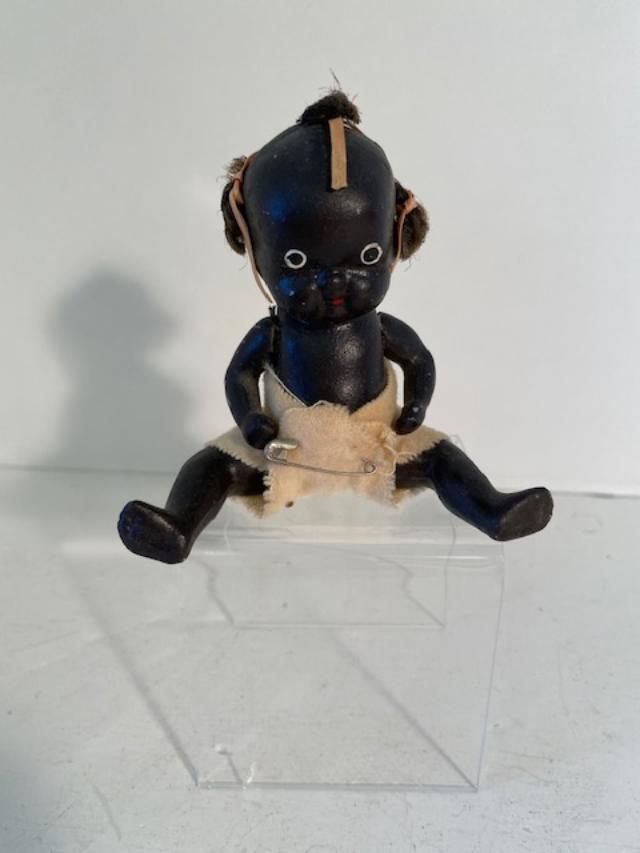 Vintage Bisque Jointed Black Doll (1 of 3)