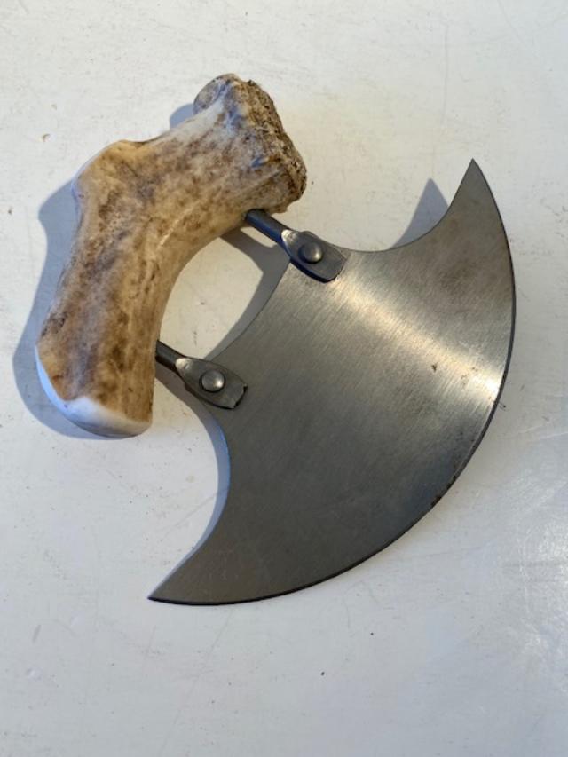 Alaskan Ulu With Antler Handle (1 of 2)