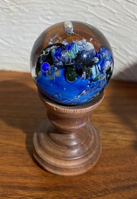 Josh Simpson Glass Globe Maga Planet Marble (1 of 3)