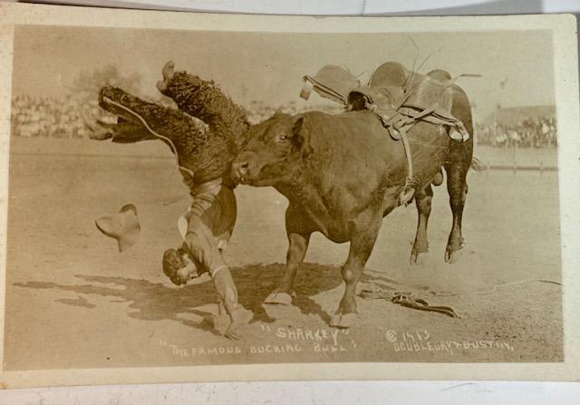 RPPC 1910-1920 Rodeo Round-up Photo Cowboy (1 of 2)