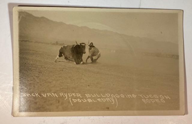 RPPC 1910-1920 Rodeo Round-up Photo Cowboy (1 of 2)
