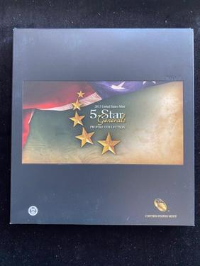 2014 5 Star General Profile Coin Collection SILVER (1 of 6)