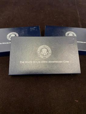 3 The White House 200th anniversary 1992 silver dollars (1 of 4)