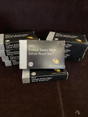 2011 US Mint silver coin proof set (1 of 5)