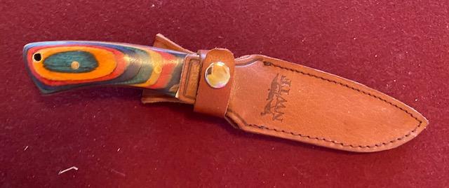 NWTF Rainbow Wood Handled Knife (1 of 3)