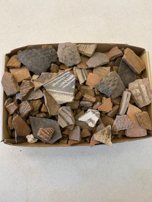 Large Lot of Mimbres  Pottery Shards 1200 AD (1 of 2)
