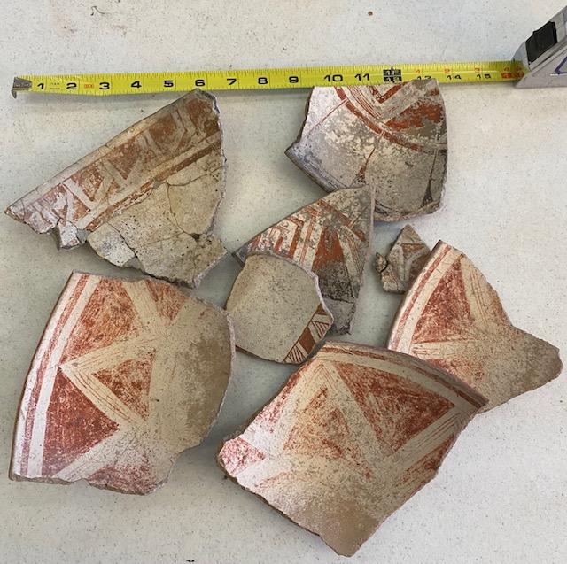 Mimbres Pottery Shards Lot 1200 AD Indian (1 of 1)