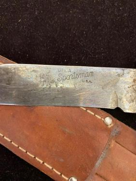 Hunting Knife with Sheath 1960 Sportsman (1 of 3)