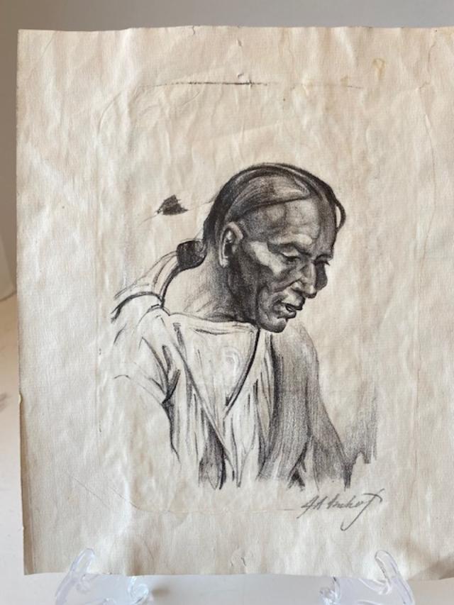 Joseph Imhoff hand Signed Print Native American (1 of 2)