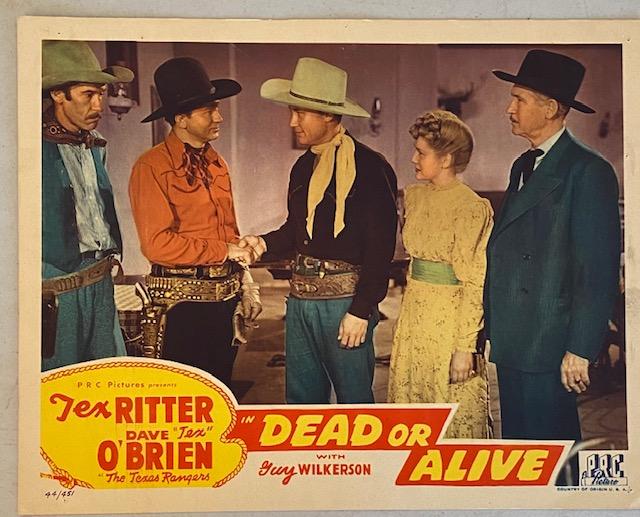 Dead or Alive Western Movie Lobby Card 1944 (1 of 1)
