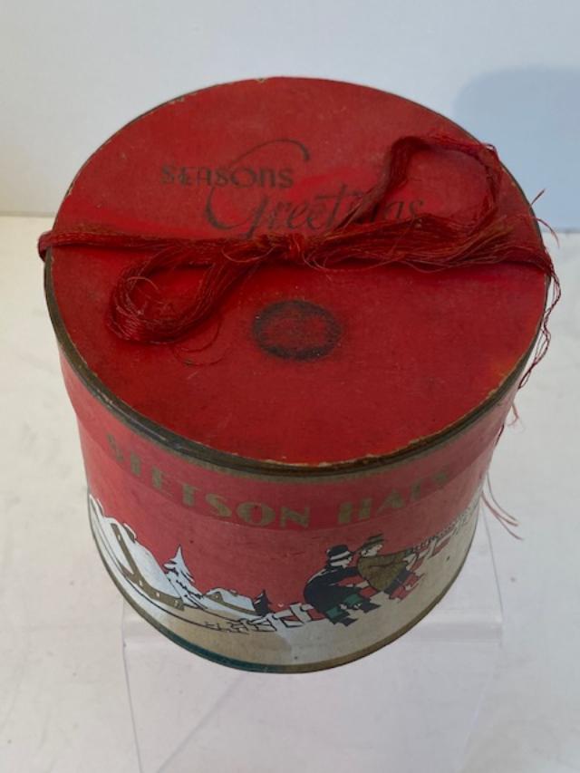 Vintage Salesman Sample Mini Stetson Hat Original Box (1 of 4)