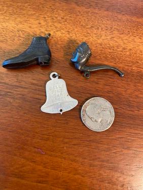 Lot of 3 Advertising Vintage Watch Fobs ca 1910-30 (1 of 2)