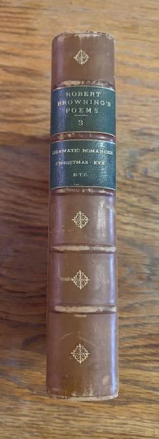 The Poetical Works of Robert Browning Vol. III: BOOKS The Poetical Works of Robert Browning, Vol II, published New York Macmillan and Co. 1894. 289 pages. Includes Dramatic Romances, Christmas Eve and Easter Day, Dramatic Lyrics and Luria. FREE DOM