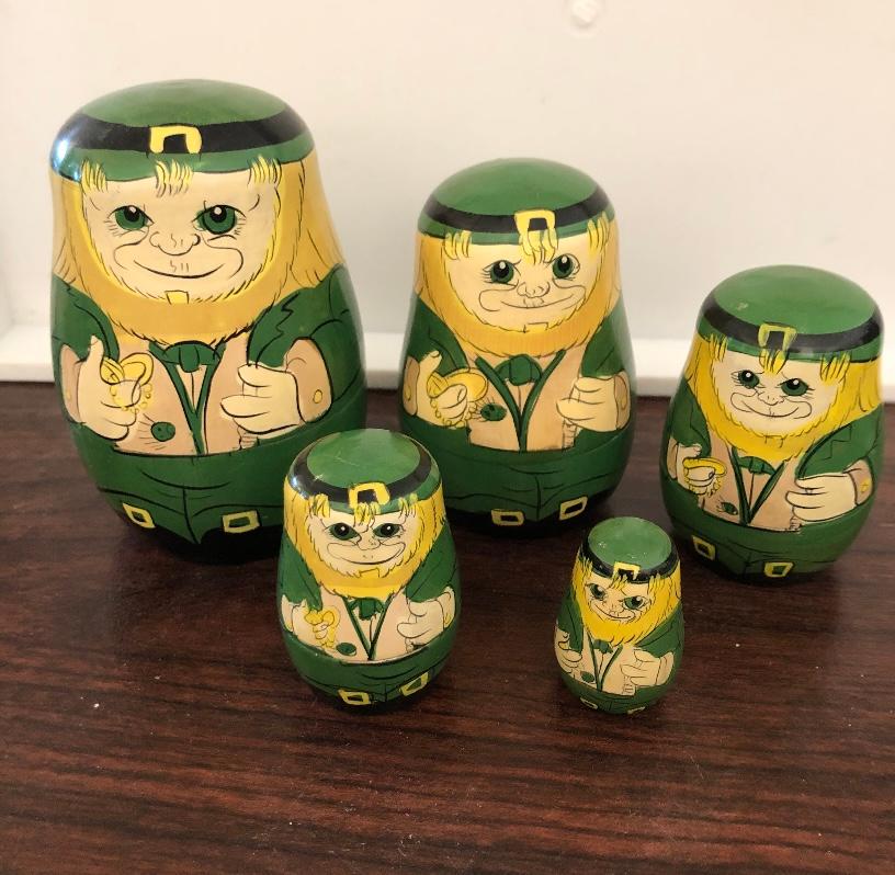 Leprechaun Nesting Dolls (1 of 2)