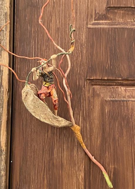 RARE Handmade African Tree Pod Sculpture (1 of 3)