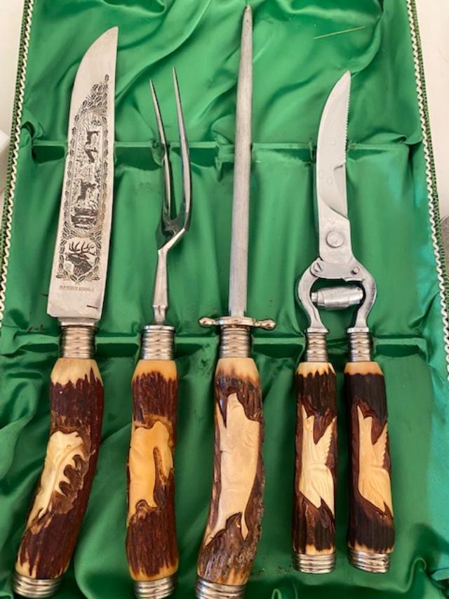 Baron Antler Carving Set  - Made in Germany (1 of 3)