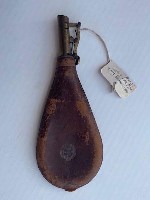 19th Century Warranted Leather Shot Pouch (1 of 3)