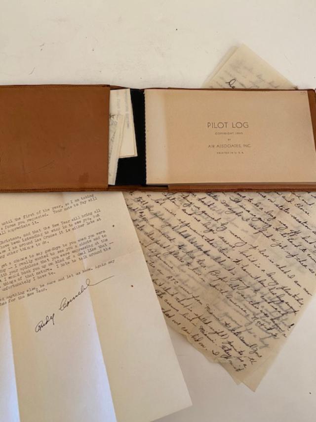 1945 Air Association Pilot Log Book (1 of 5)