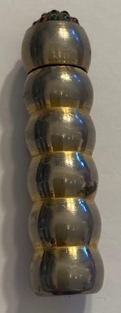 Vintage Perfume Case With Crystal Top (1 of 3)