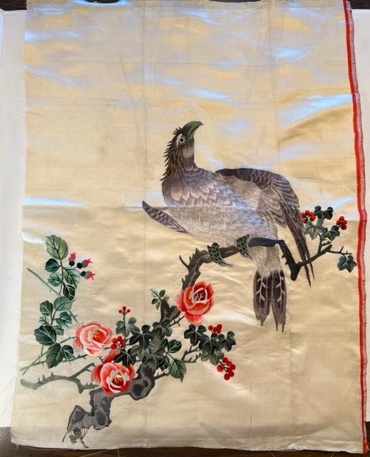 Chinese Silk Embroidery Bird and Flower (1 of 6)