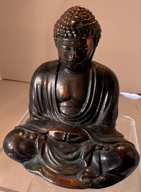 Cast Copper Statue Sitting Kamakura Buddha Shakyamuni (1 of 3)