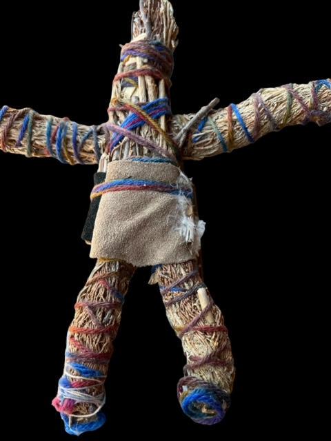 Native American Hopi Stick and Straw Doll: Original vintage handcrafted Native American Hopi Stick and Straw Doll. Measures 11". Fragile. Domestic shipping $8.