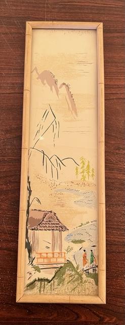 Beautiful Mid-Century Serigraph by Mission Hand Print Inc. Santa Monica California (1 of 5)