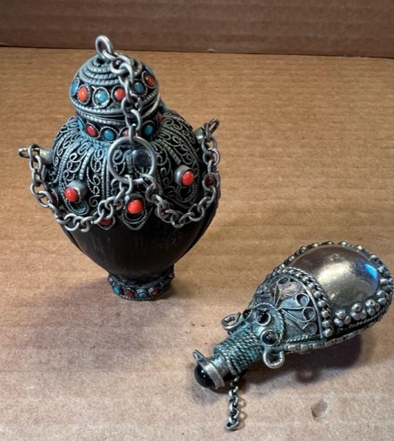 Lot of Two Middle Eastern Style Snuff Bottles (1 of 2)